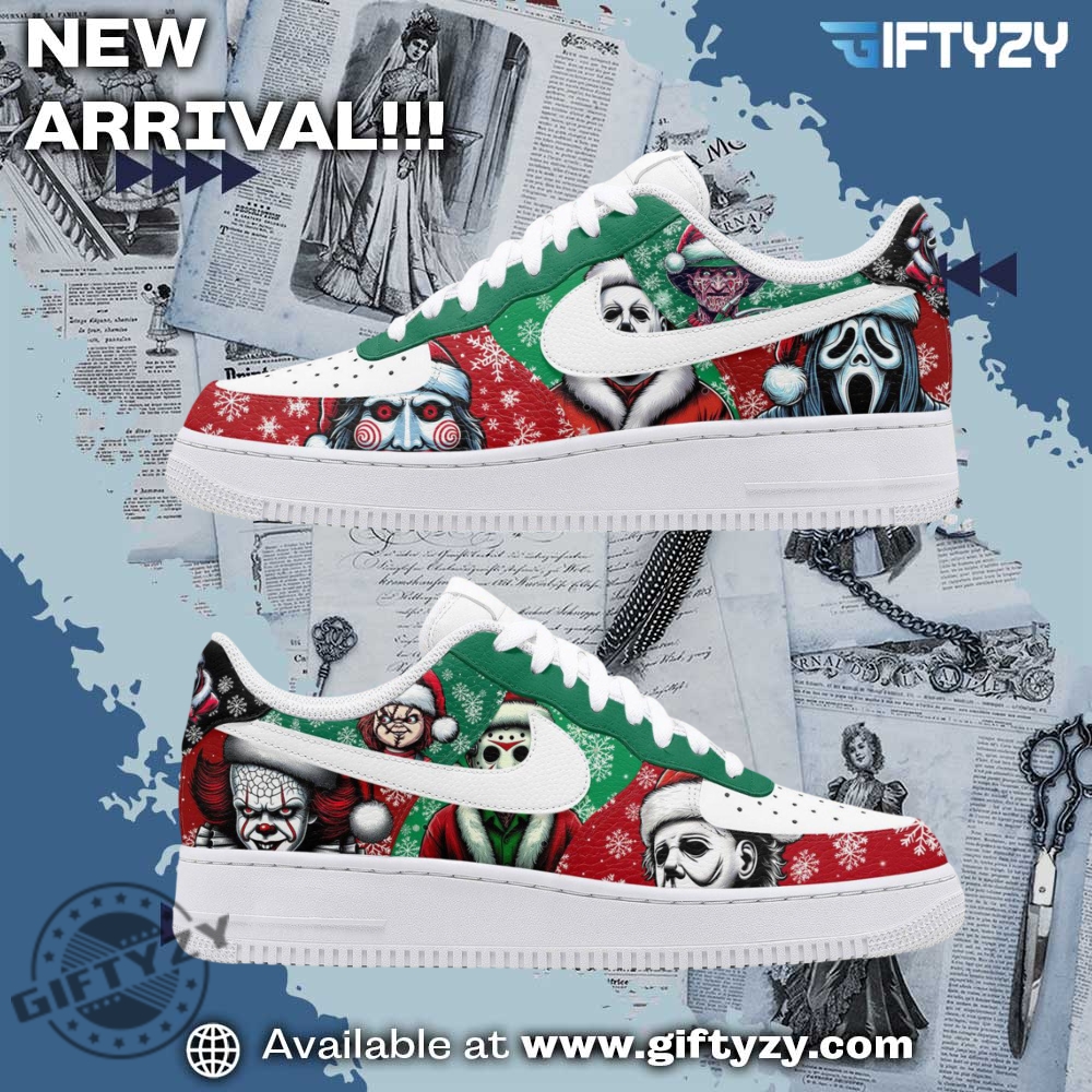 Christmas Time For Halloween Special Horror Movies Air Force 1 Shoes