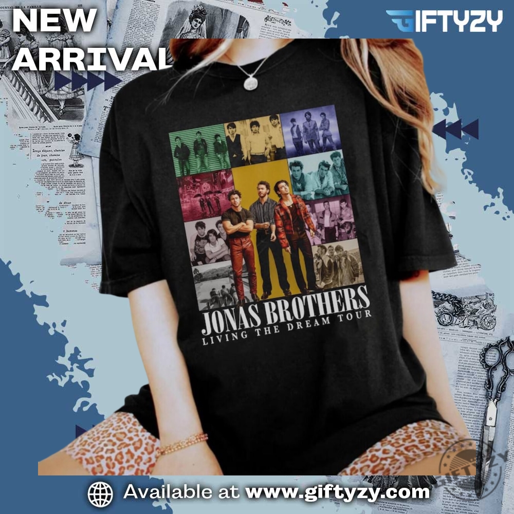 Jonas Bros 20Th Annivesary Tour 2025 Vintage Shirt
