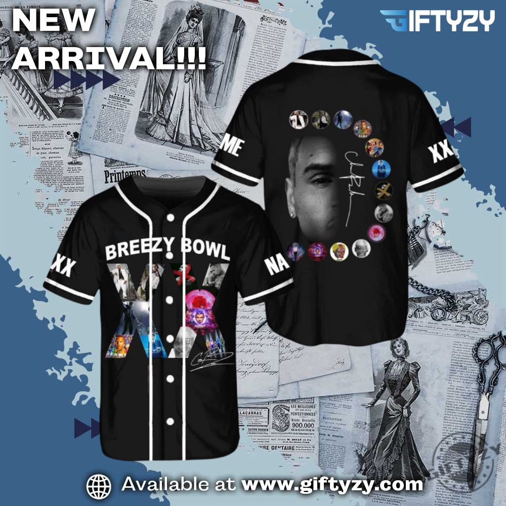 Breezy Bowl Xx Personalized Chris Brown Baseball Jersey