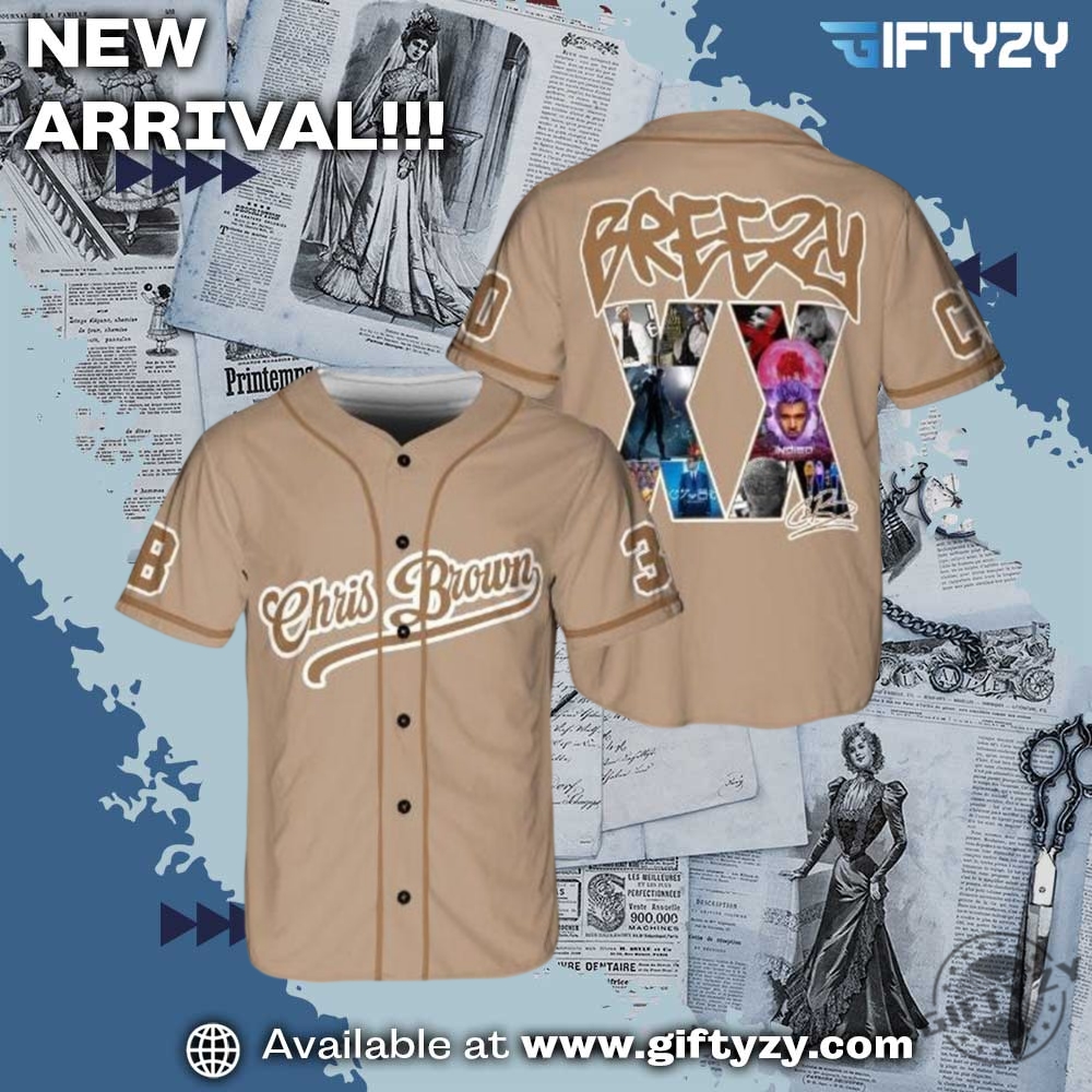 Chris Brown Singer Music Breezy Bowl Personalized Baseball Jersey
