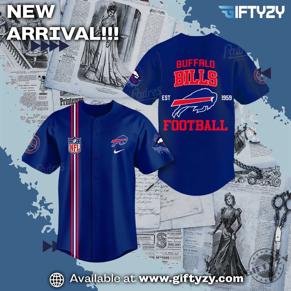 Buffalo Bills Nfl Football Baseball Jersey Outfit