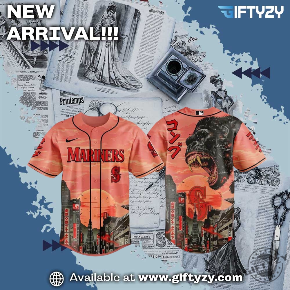 Seattle Mariners Mlb Japanese Heritage Kong Baseball Jersey