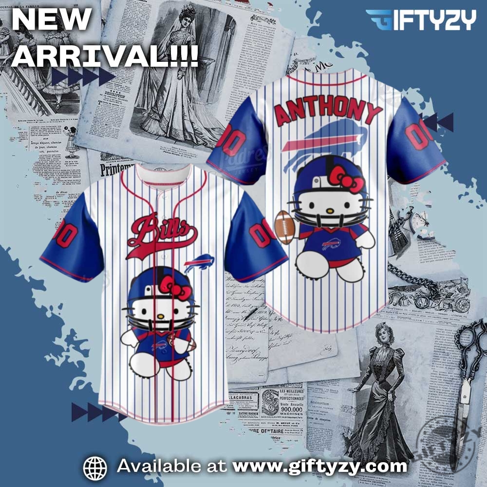 Buffalo Bills Mlb Hello Kitty Movie Special Edition Baseball Jersey Outfit