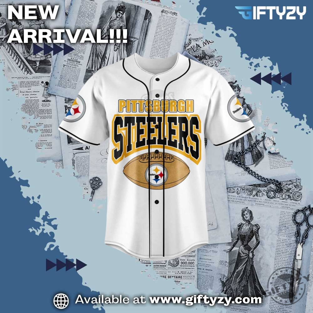 Pittsburgh Steelers Steel City Football Custom Name Baseball Jersey Outfit 4 Pittsburgh Steelers Steel City Football Custom Name Baseball Jersey Outfit