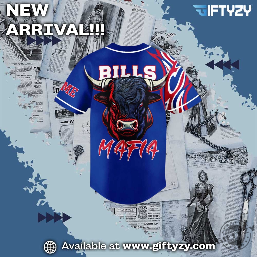 Buffalo Bills Mafia Personalized Baseball Jersey Outfit 5 Buffalo Bills Mafia Personalized Baseball Jersey Outfit