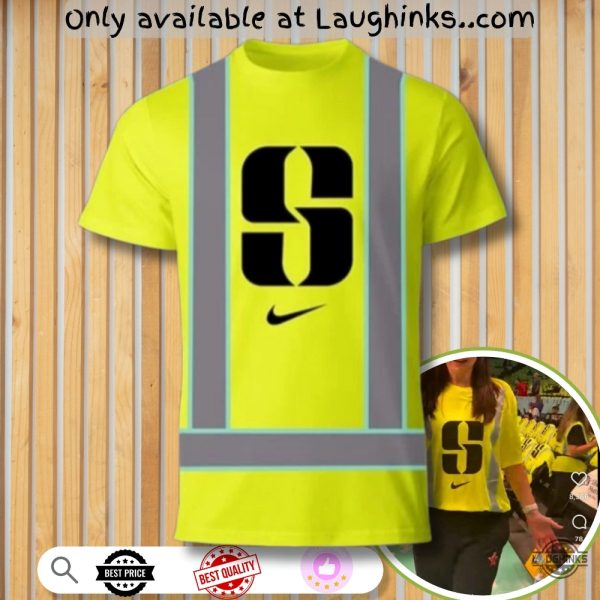 yellow nike faux reflective sabrina ionescu aop tshirt sweatshirt hoodie