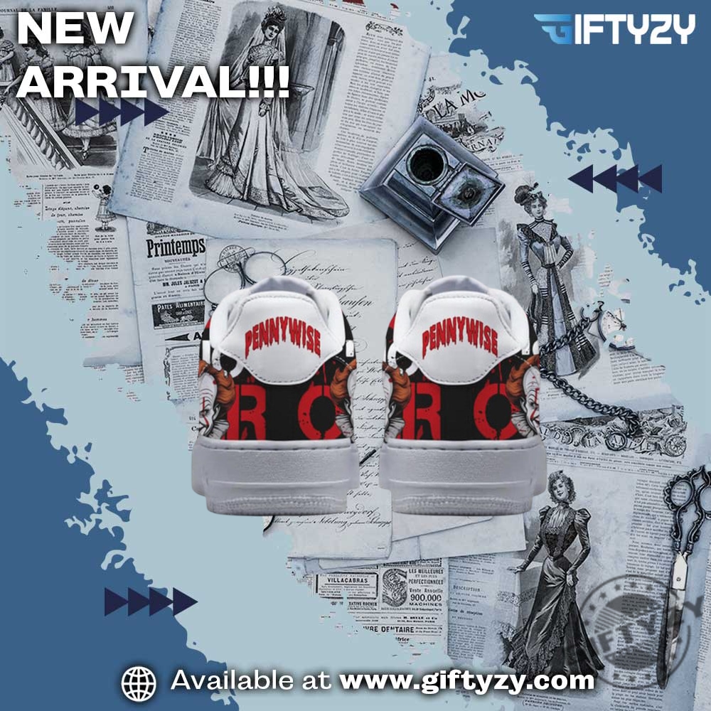 It Movie Halloween Holliday Its Time To Float Air Force 1 Shoes 5 IT Movie Halloween Holliday It’s Time To Float Air Force 1 Shoes