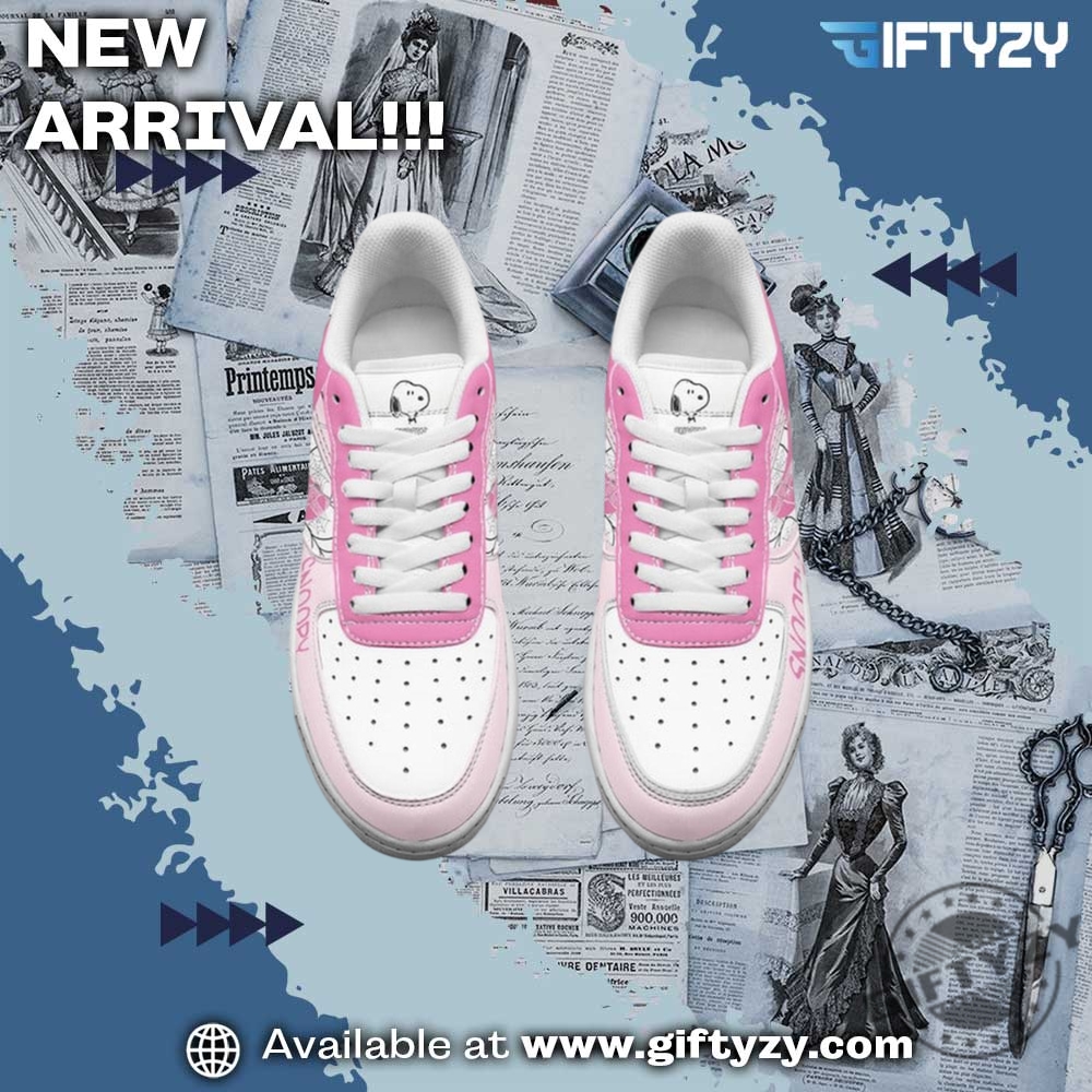Snoopy Boo In Halloween Movie Beat Breast Cancer Air Force 1 Shoes 5 Snoopy Boo In Halloween Movie Beat Breast Cancer Air Force 1 Shoes