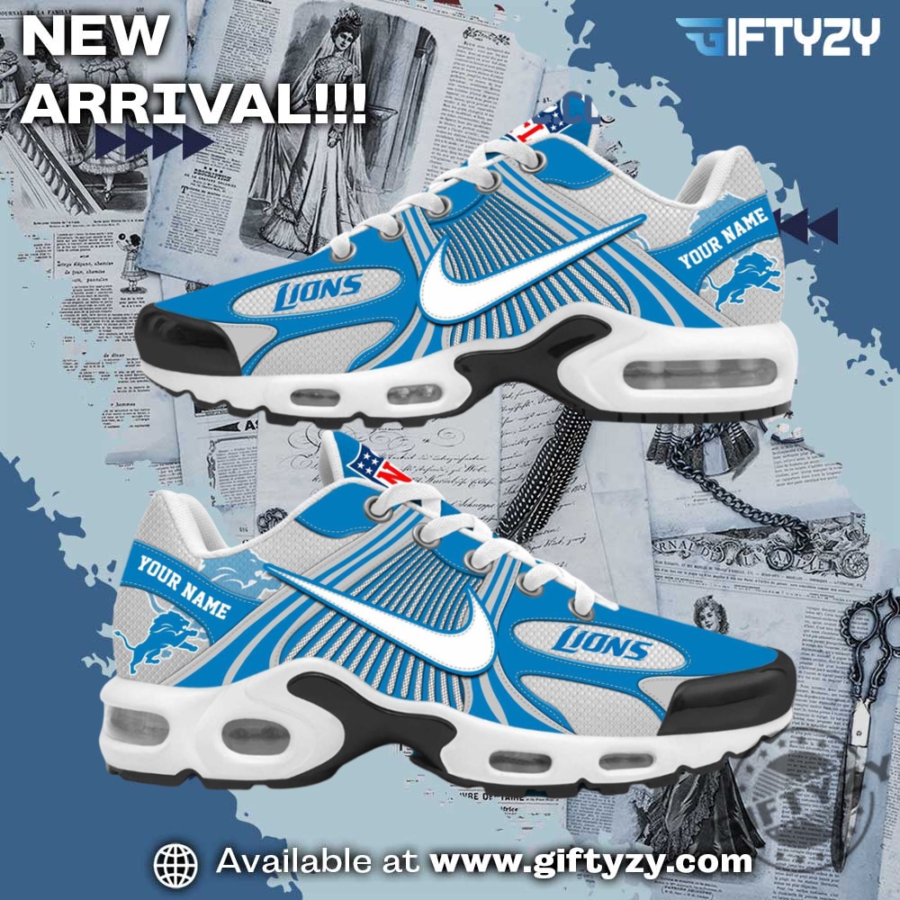 Detroit Lions Nfl Football New Season 2025 Air Max Shoes
