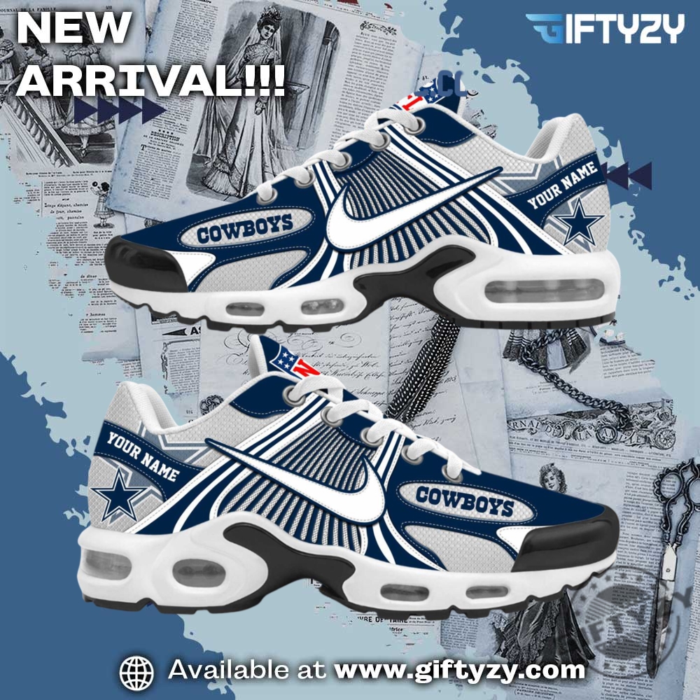Dallas Cowboys Nfl Football New Season 2025 Air Max Shoes