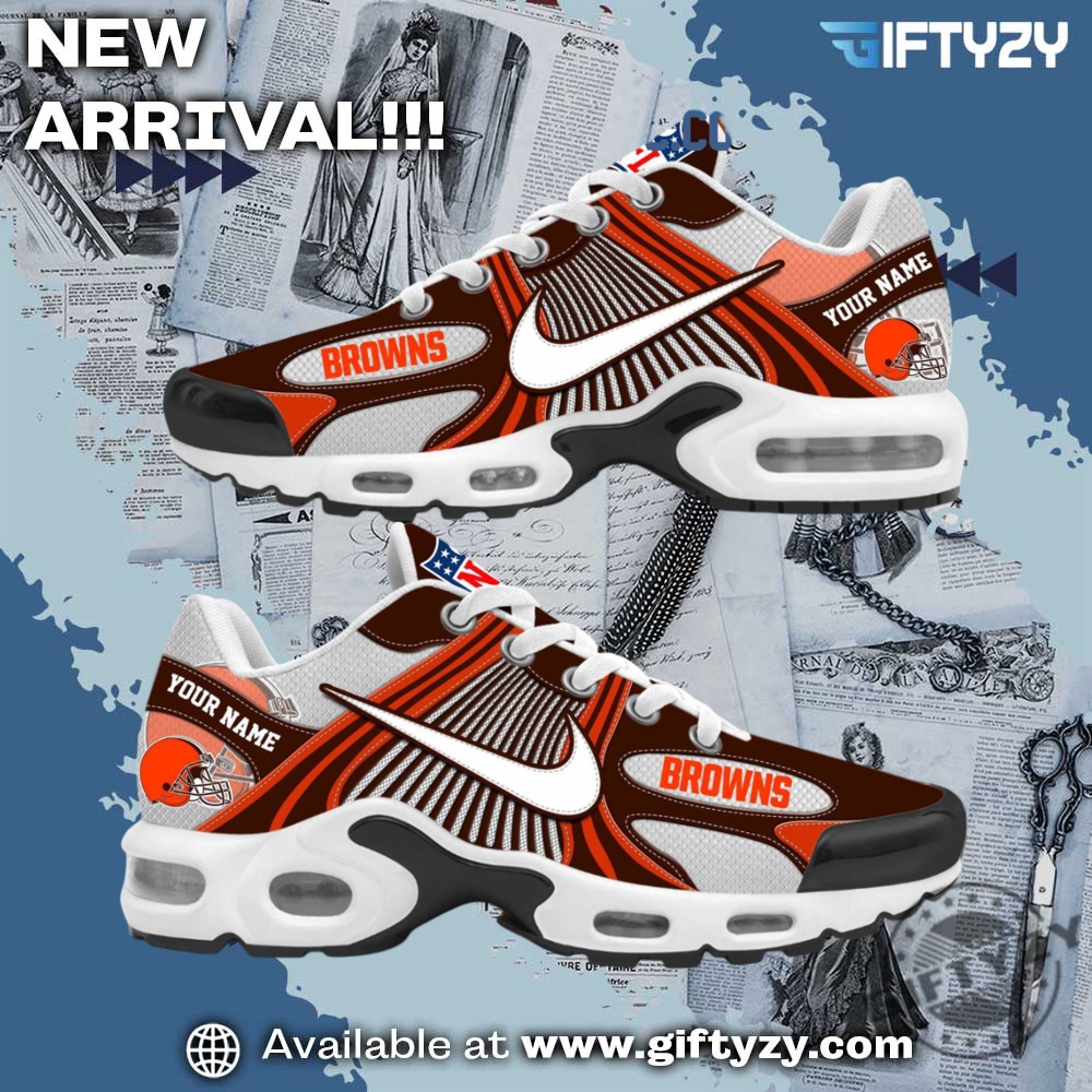 Cleveland Browns Nfl Football New Season 2025 Air Max Shoes