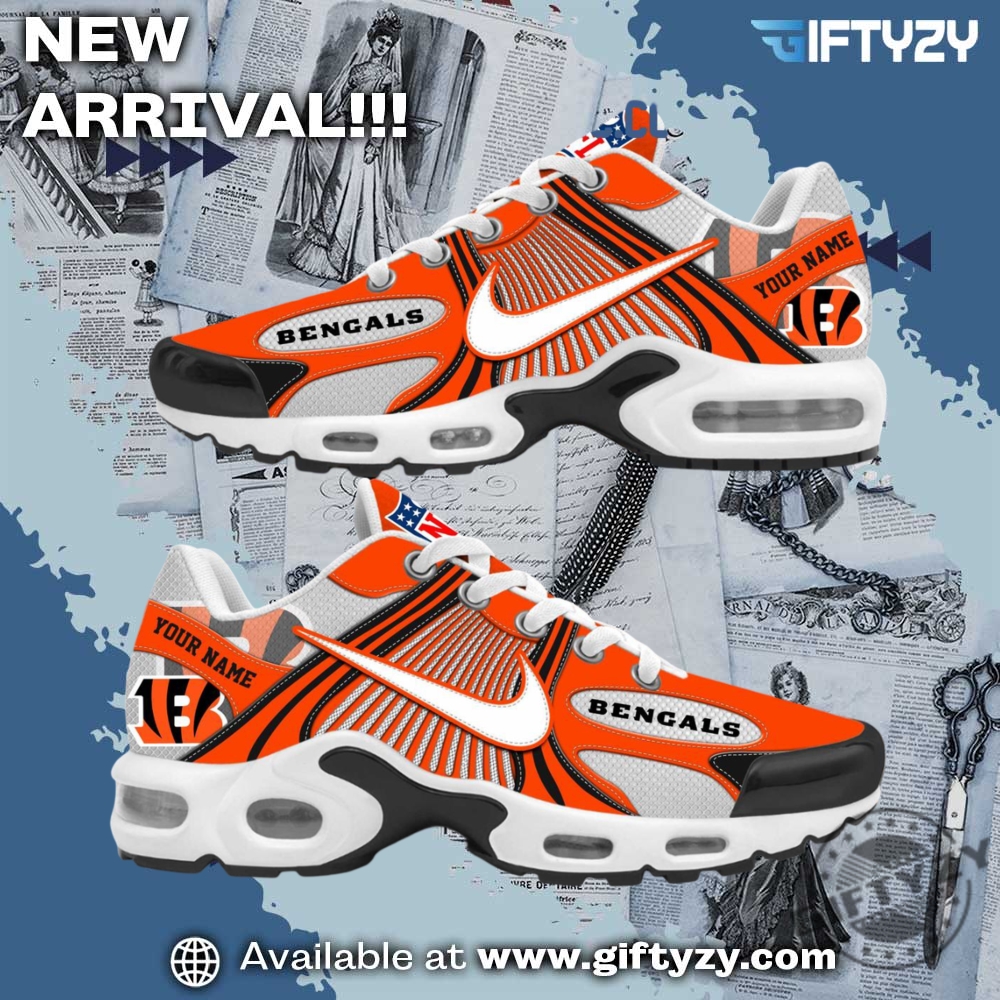 Cincinnati Bengals Nfl Football New Season 2025 Air Max Shoes