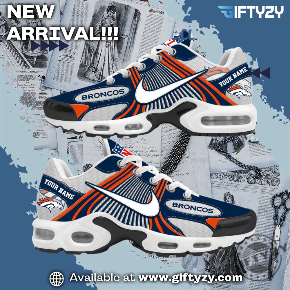 Denver Broncos Nfl Football New Season 2025 Air Max Shoes
