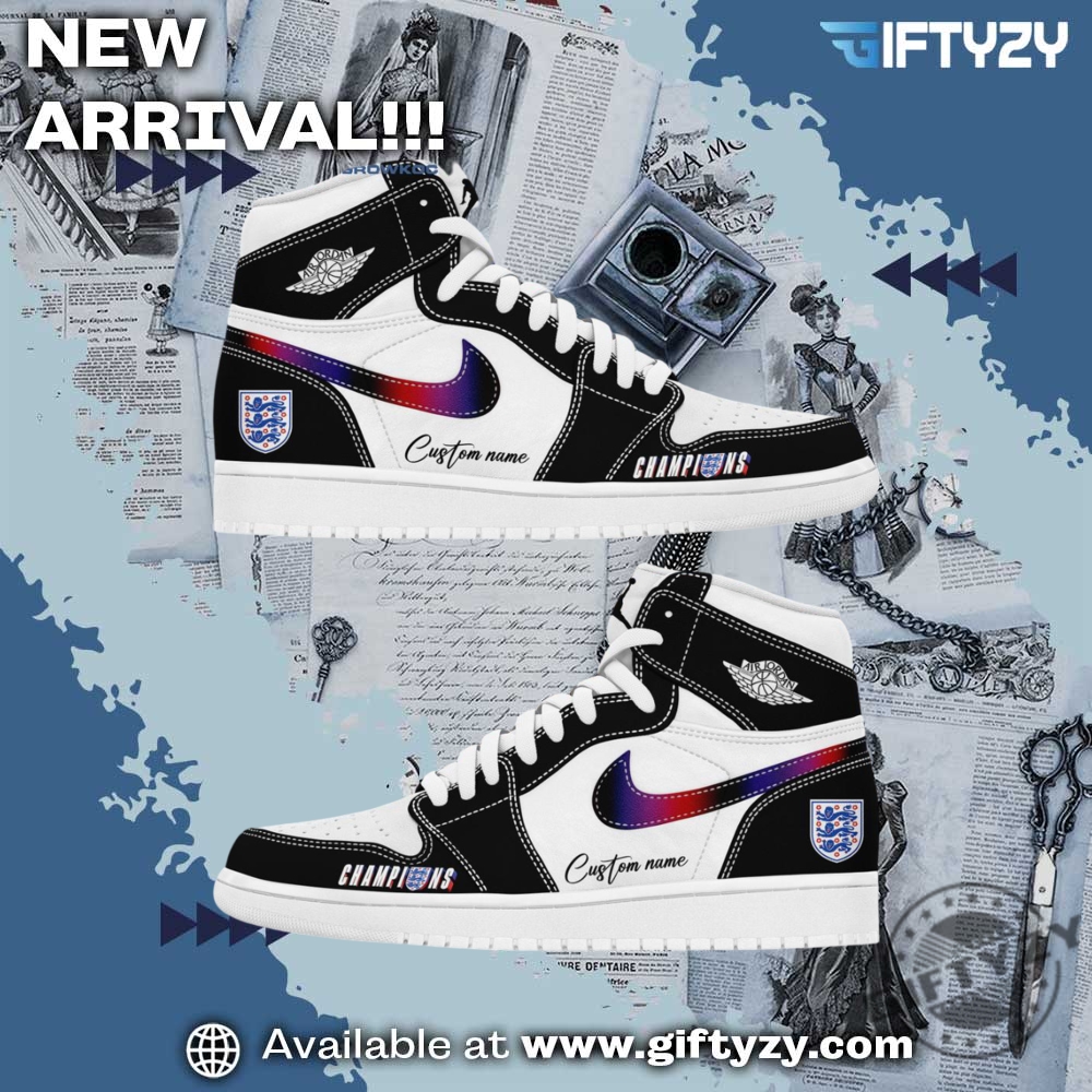 England Soccer Football Club Make History Uefa Champions 2025 Air Jordan 1 Shoes