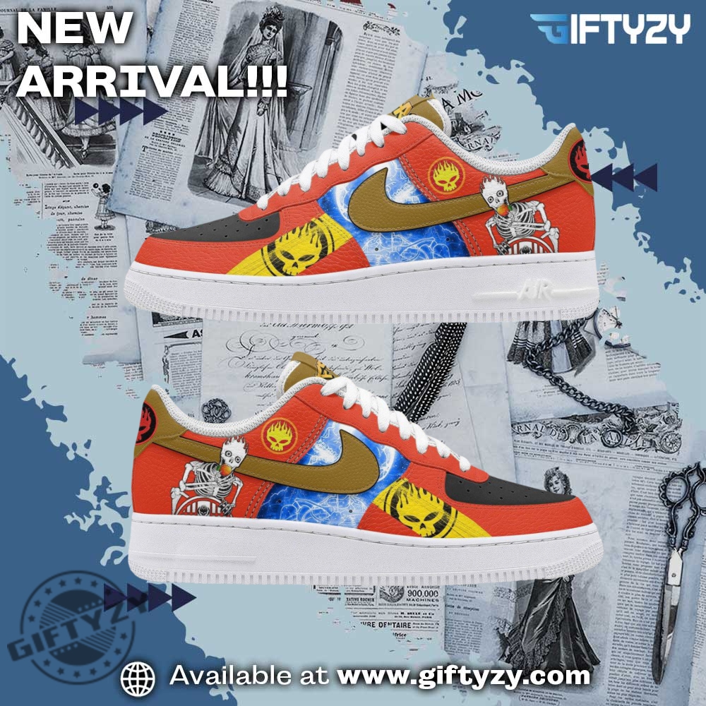 The Latest Trend in Graphic Shoes 5 The Offspring Dont Waste Your Whole Music Life Air Force 1 Shoes