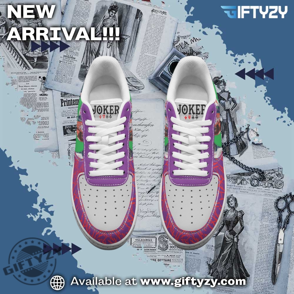 Joker Dc Comic Folie A Deux Lady Gaga Music Harley Quinn Joaquin Phoenix Movie Air Force 1 Shoes 4 Joker DC Comic Folie A Deux Lady Gaga Music Harley Quinn Joaquin Phoenix Movie Air Force 1 Shoes