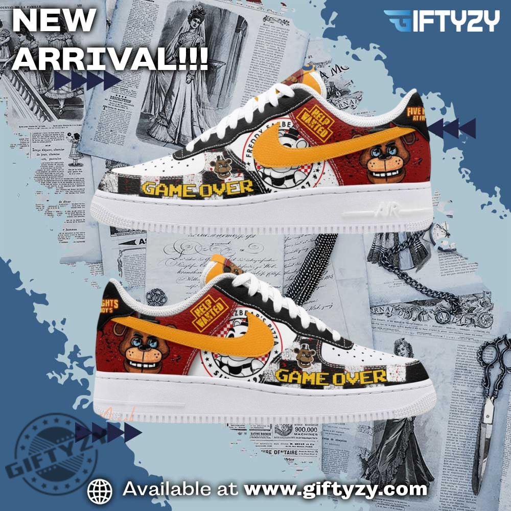 The Latest Trend in Graphic Shoes 9 Five Nights At Freddys Help Wanted Freddy Fazbears Music Game Movie Air Force 1 Shoes