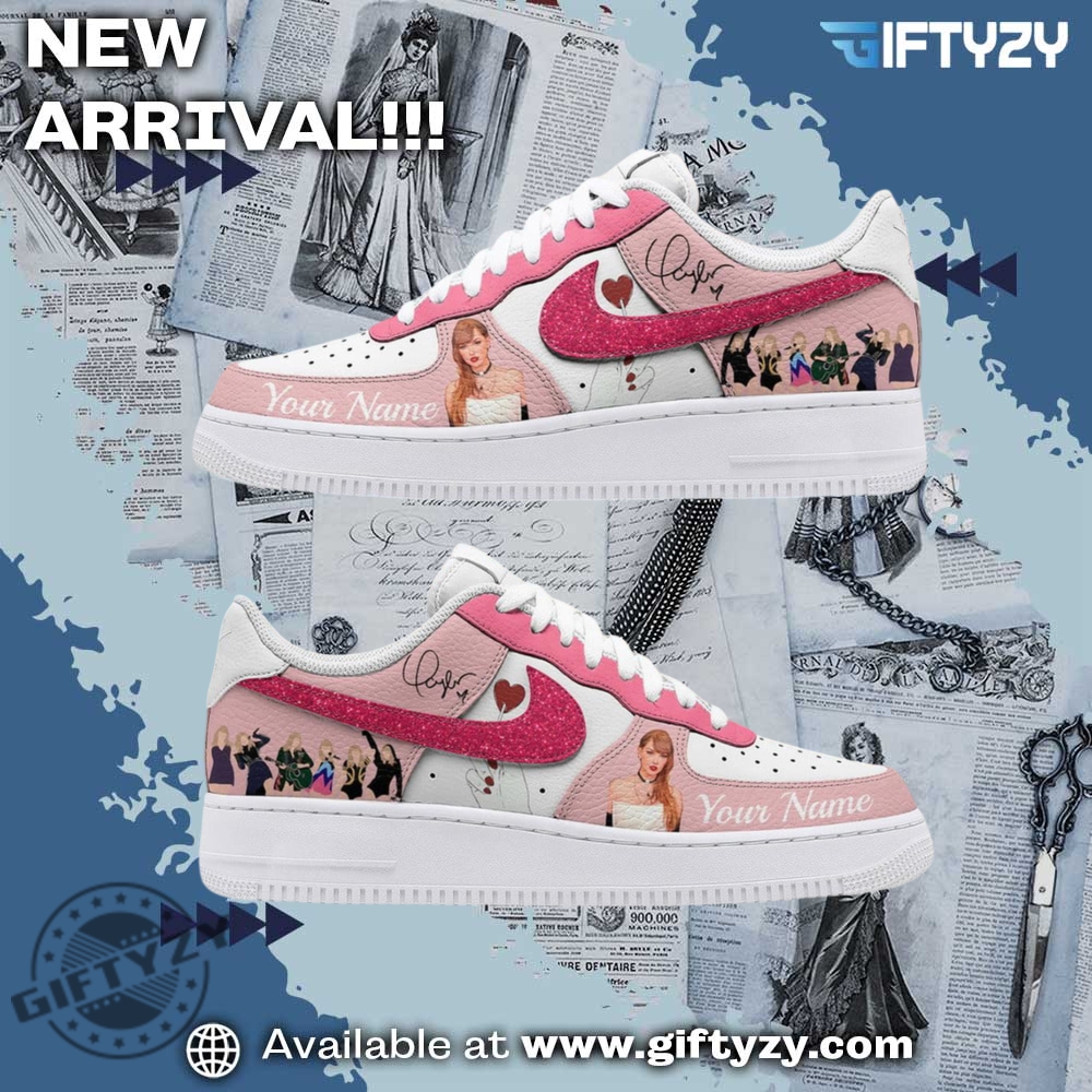 The Latest Trend in Graphic Shoes 15 Taylor Swift Music The Country Princess To The Pop Queen Song Personalized Air Force 1 Shoes