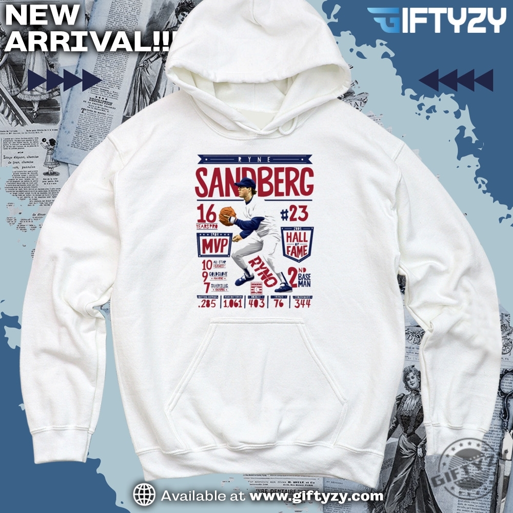 forever 23 shirt 3 Ryne Sandberg Stats Forever 23 Chicago Cubs Shirt