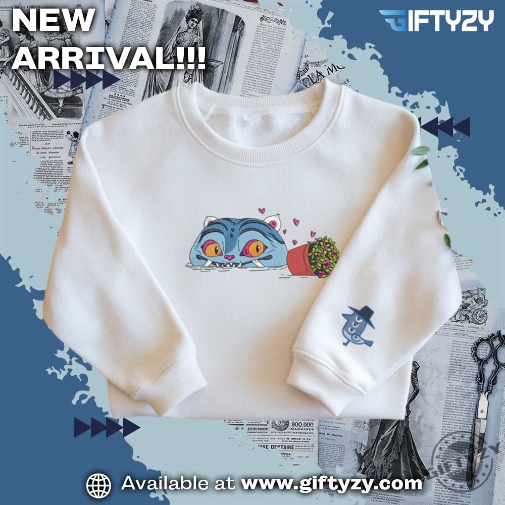 Tiger And Bird Kpop Band Huntrix Embroidered Shirt 3 Tiger and Bird KPOP Band Huntrix Embroidered Shirt