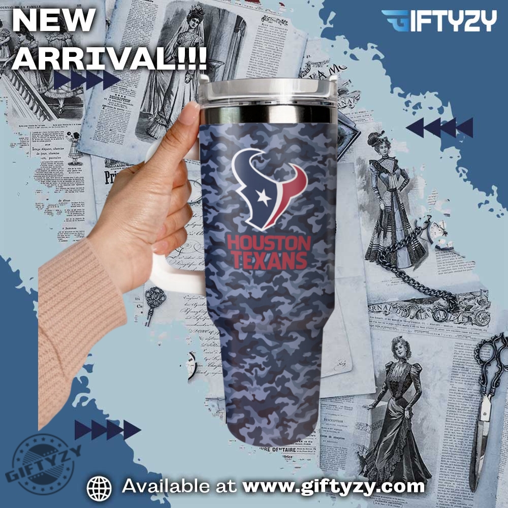 Houston Texans Nfl Football  Stanley Cup Tumbler With Handle
