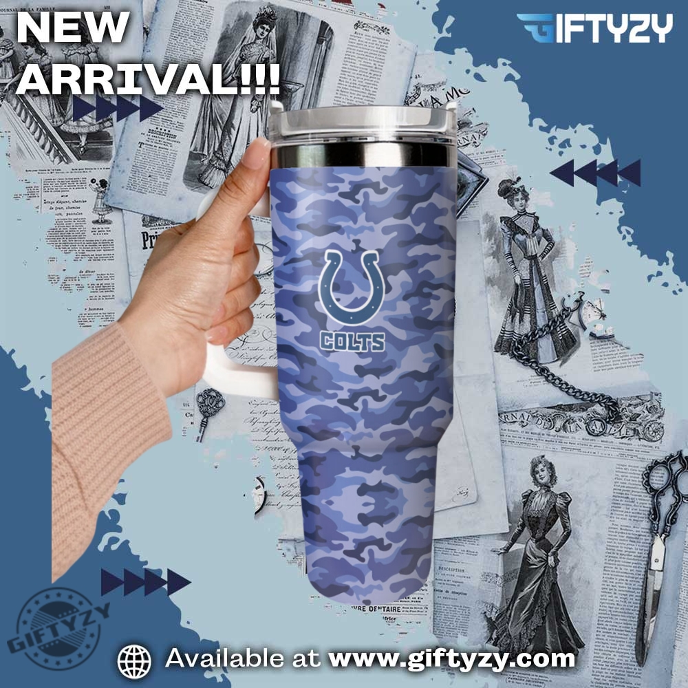 Indianapolis Colts Nfl Football  Stanley Cup Tumbler With Handle