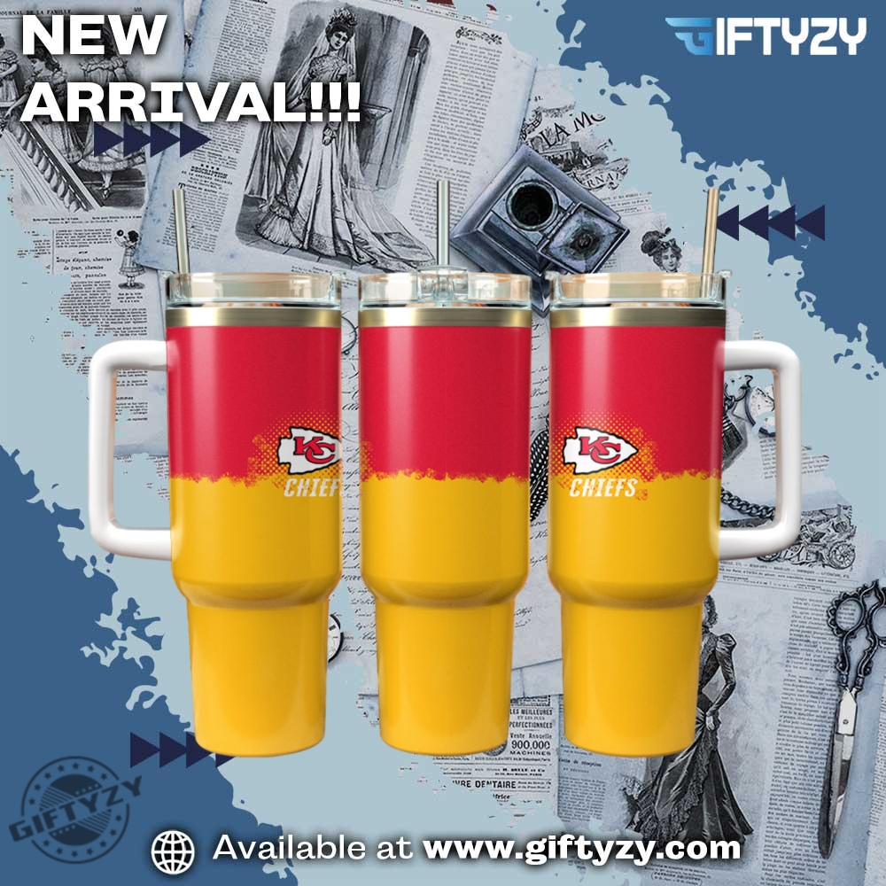 Kansas City Chiefs Nfl Football Stanley Cup Tumbler With Handle