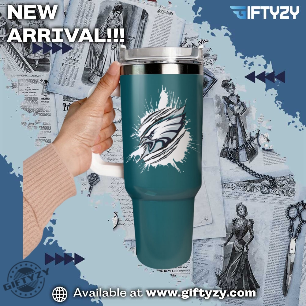 Philadelphia Eagles Nfl Football Stanley Cup Tumbler With Handle