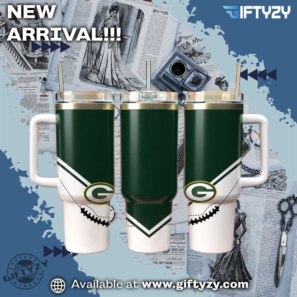 Green Bay Packers Sport Nfl Football Stanley Cup Tumbler With Handle