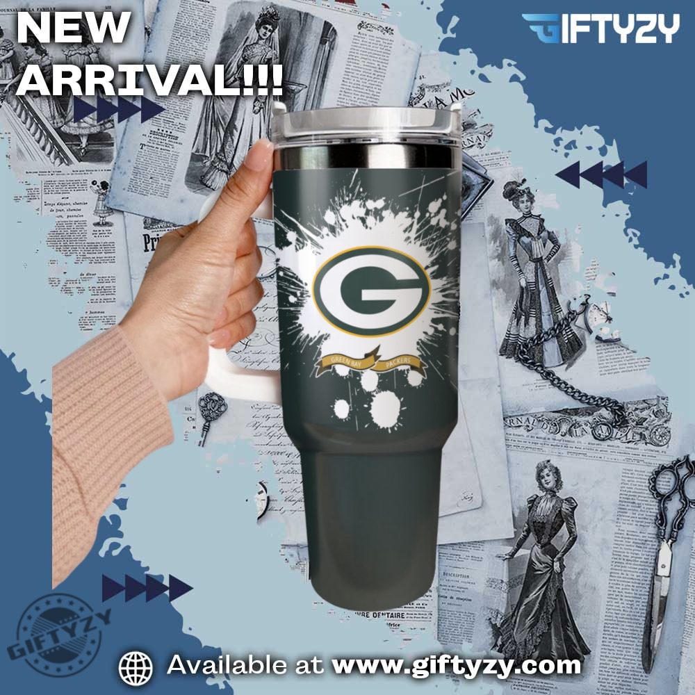 Green Bay Packers V2 Nfl Football Stanley Cup Tumbler With Handle