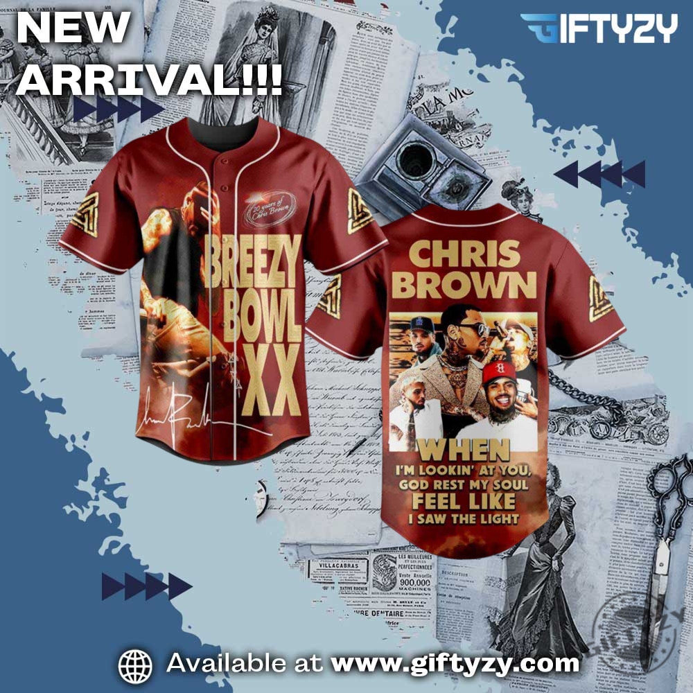 NFL Sports Football Club Jersey 2 Chris Brown Singer Music Breezy Bowl Xx 3D Baseball Jersey