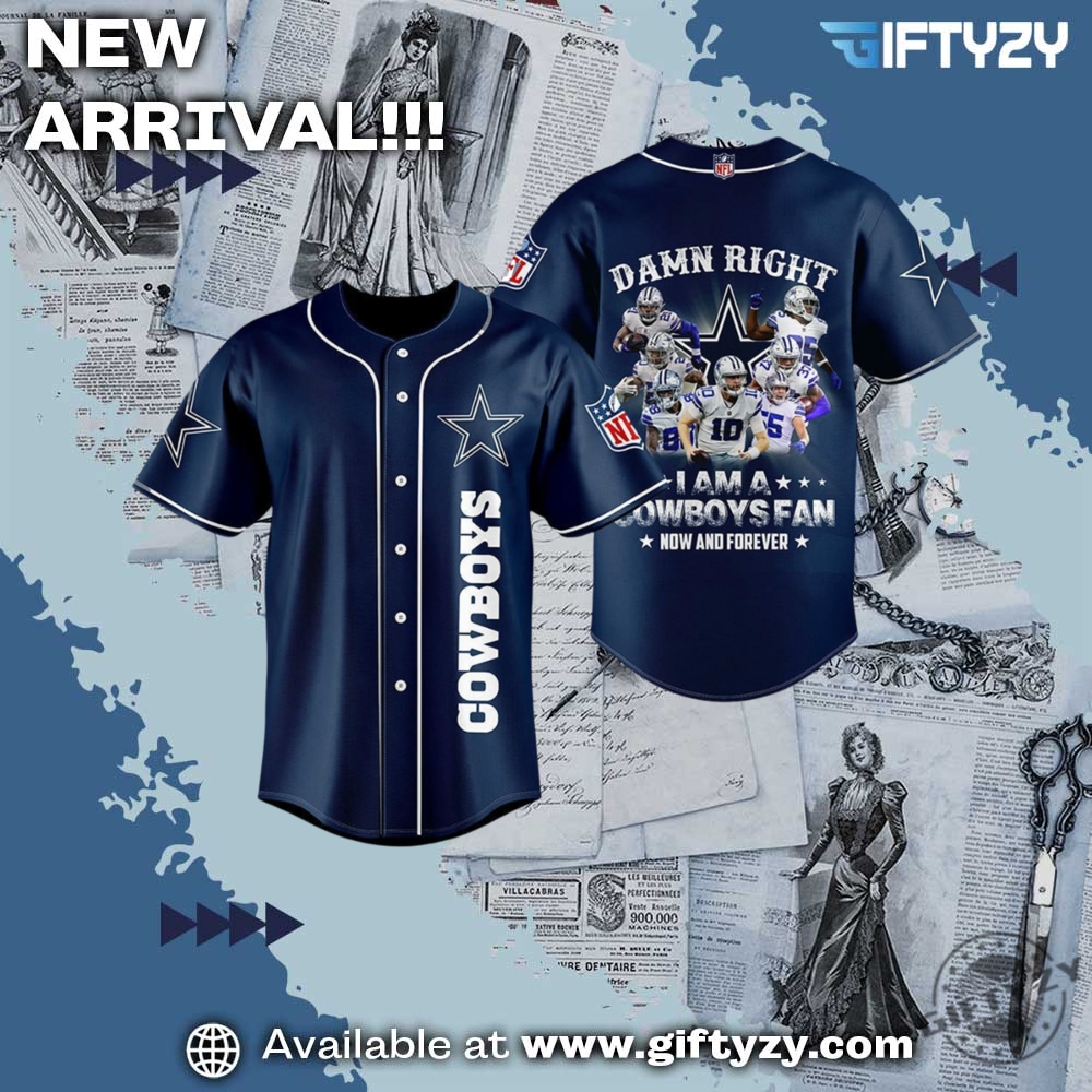NFL Sports Football Club Jersey 3 Damn Right Dallas Cowboys Nfl Baseball Jersey Outfit
