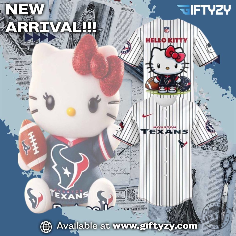 NFL Sports Football Club Jersey 7 Houston Texans Nfl Football X Hello Kitty Baseball Jersey Outfit