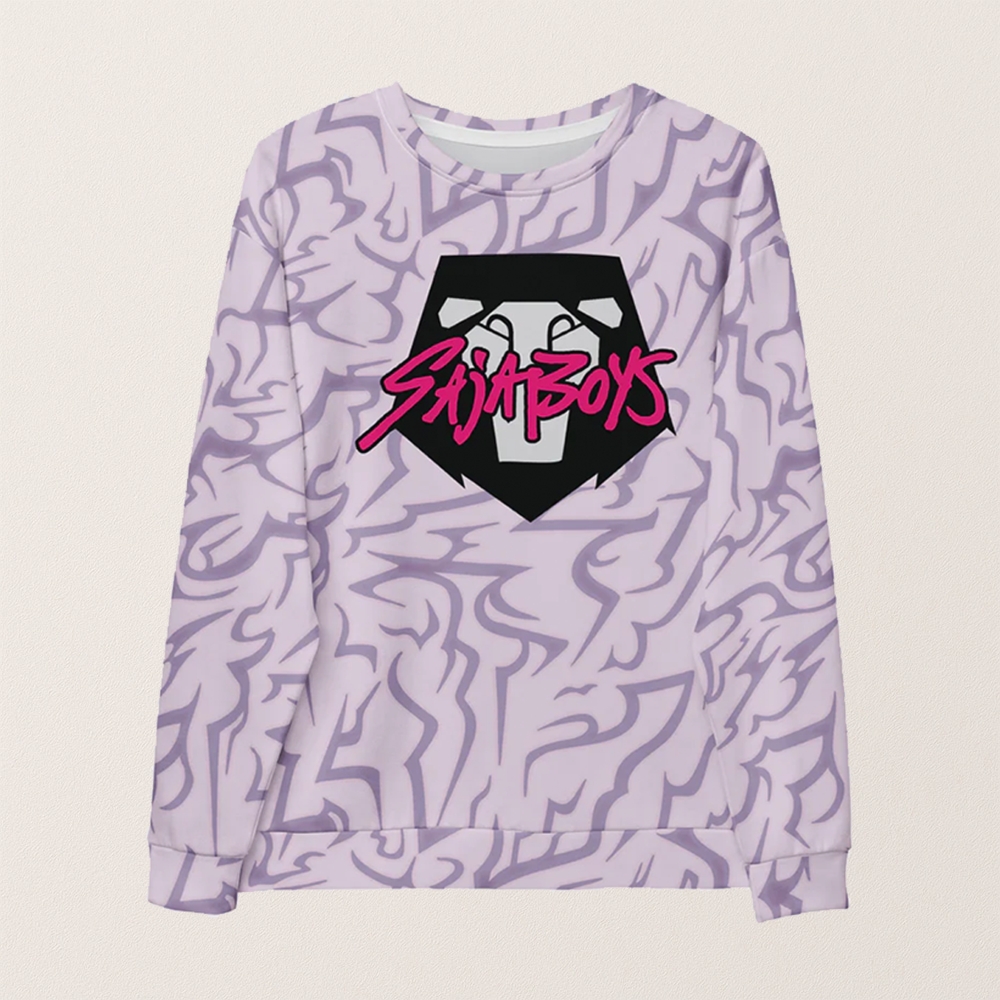 Kpop Demon Hunters Saja Boys Demon Patterns Sweatshirt trendingnowe 1