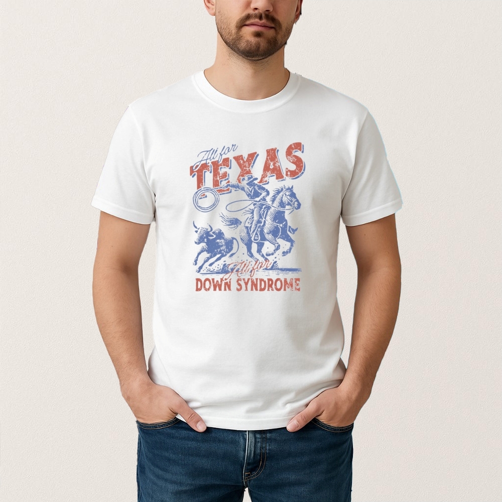 Texas Rangers Rodeo All For Texas All For Down Syndrome Shirt trendingnowe 1
