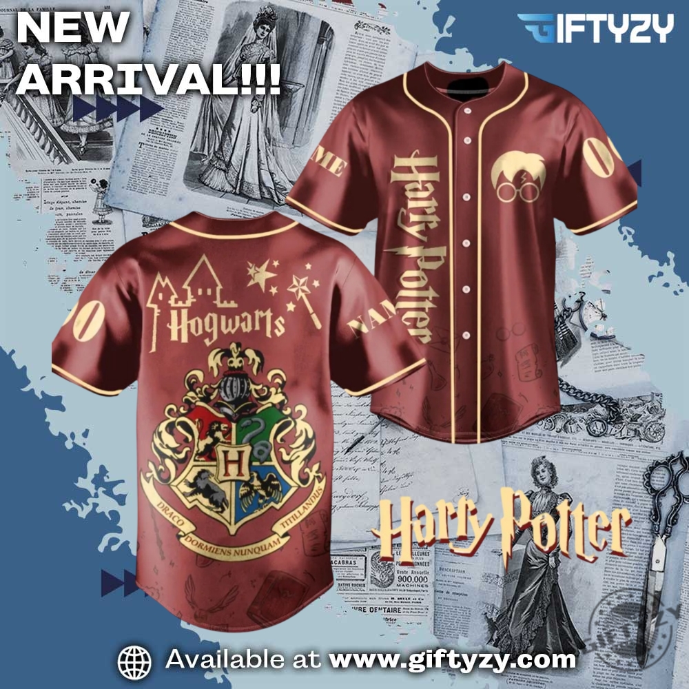 MLB Baseball Teams x Harry Potter Limited Edition Baseball Jersey 10 Harry Potter Personalization Custom Name Special Edition Baseball Jersey