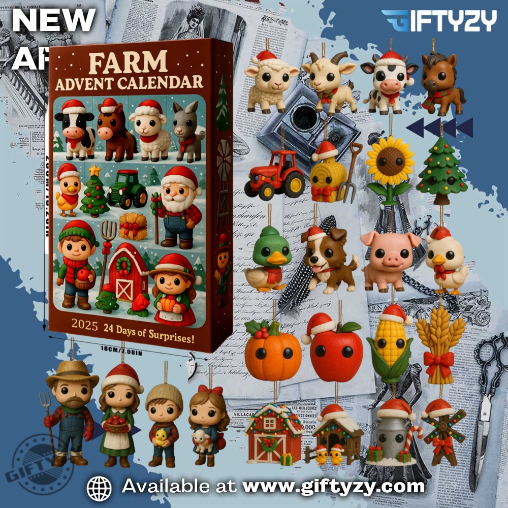 Farm Advent Calendar 2025 Advent Calendar Christmas Gift