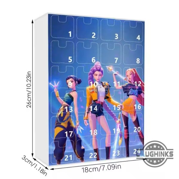 kpop demon hunters christmas countdown advent calendar blind box 2025