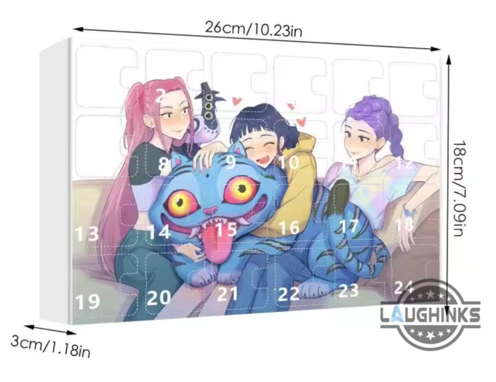 KPOP Demon Hunters Christmas Countdown Advent Calendar Blind Box 2025