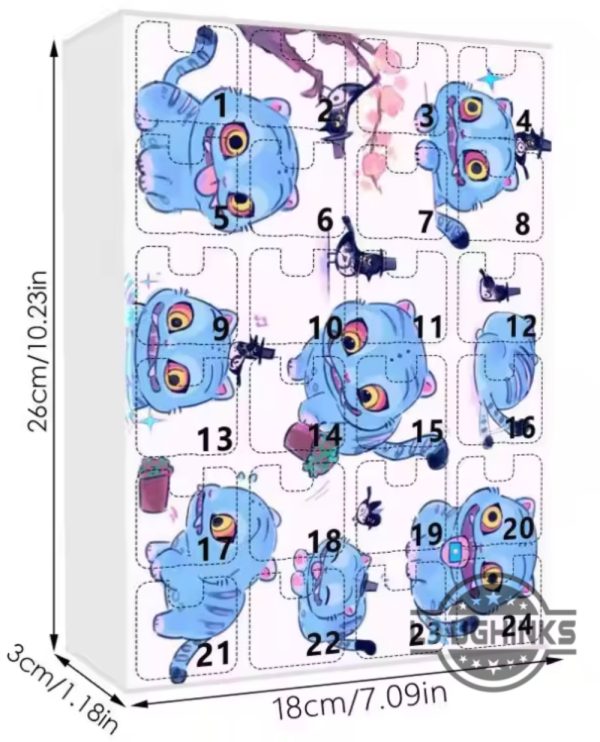 kpop demon hunters christmas countdown advent calendar blind box 2025