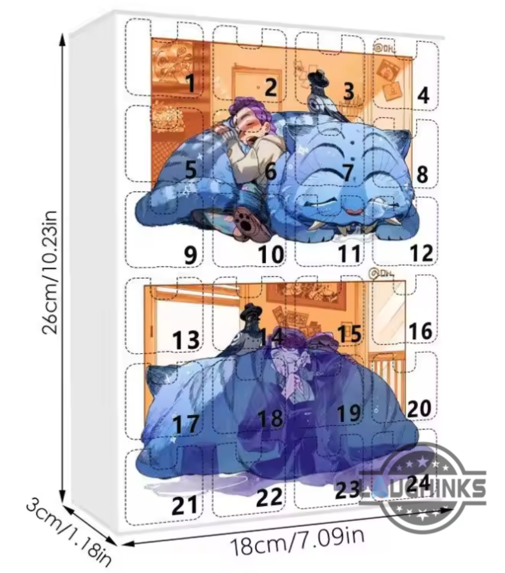 KPOP Demon Hunters Christmas Countdown Advent Calendar Blind Box 2025