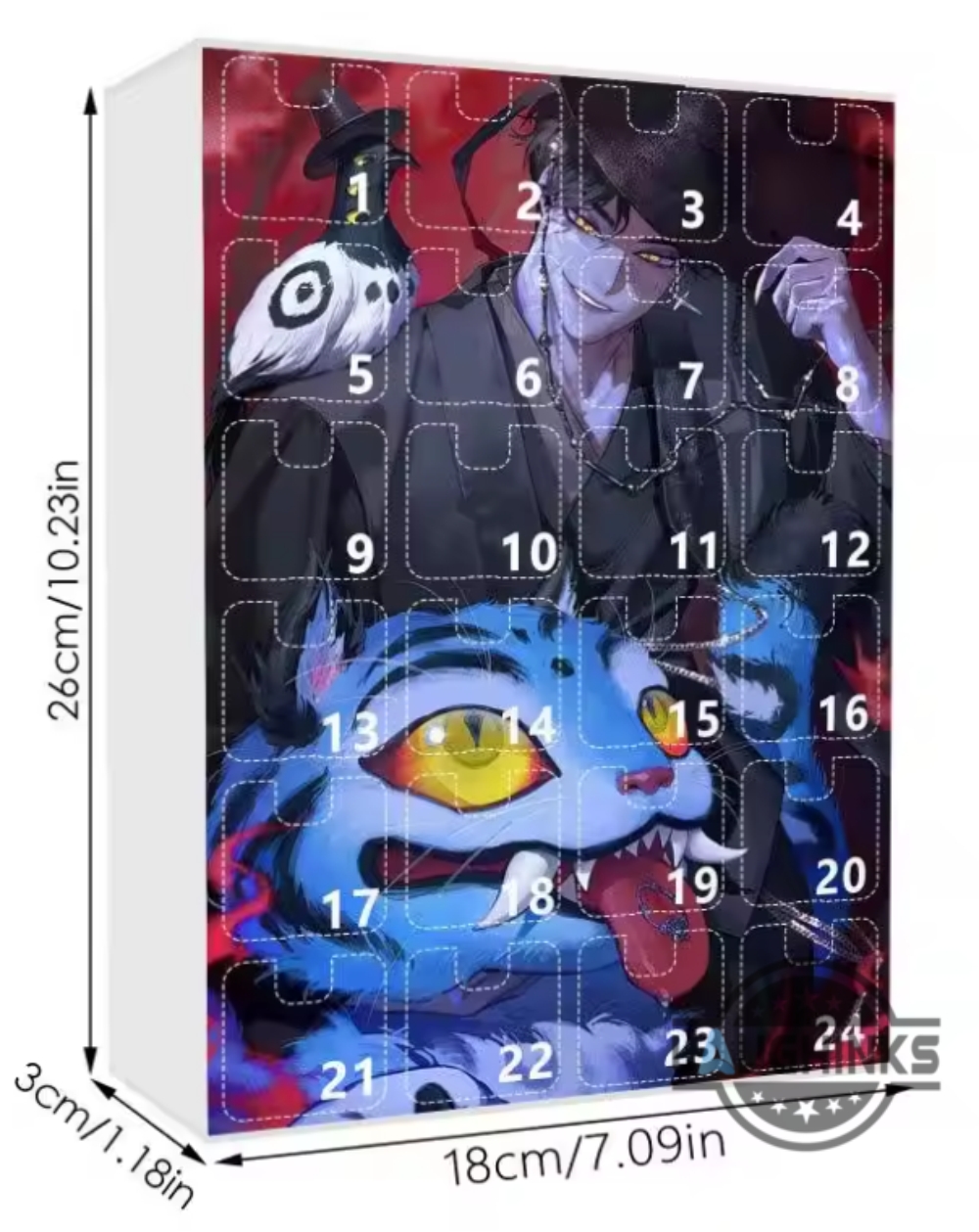 KPOP Demon Hunters Christmas Countdown Advent Calendar Blind Box 2025