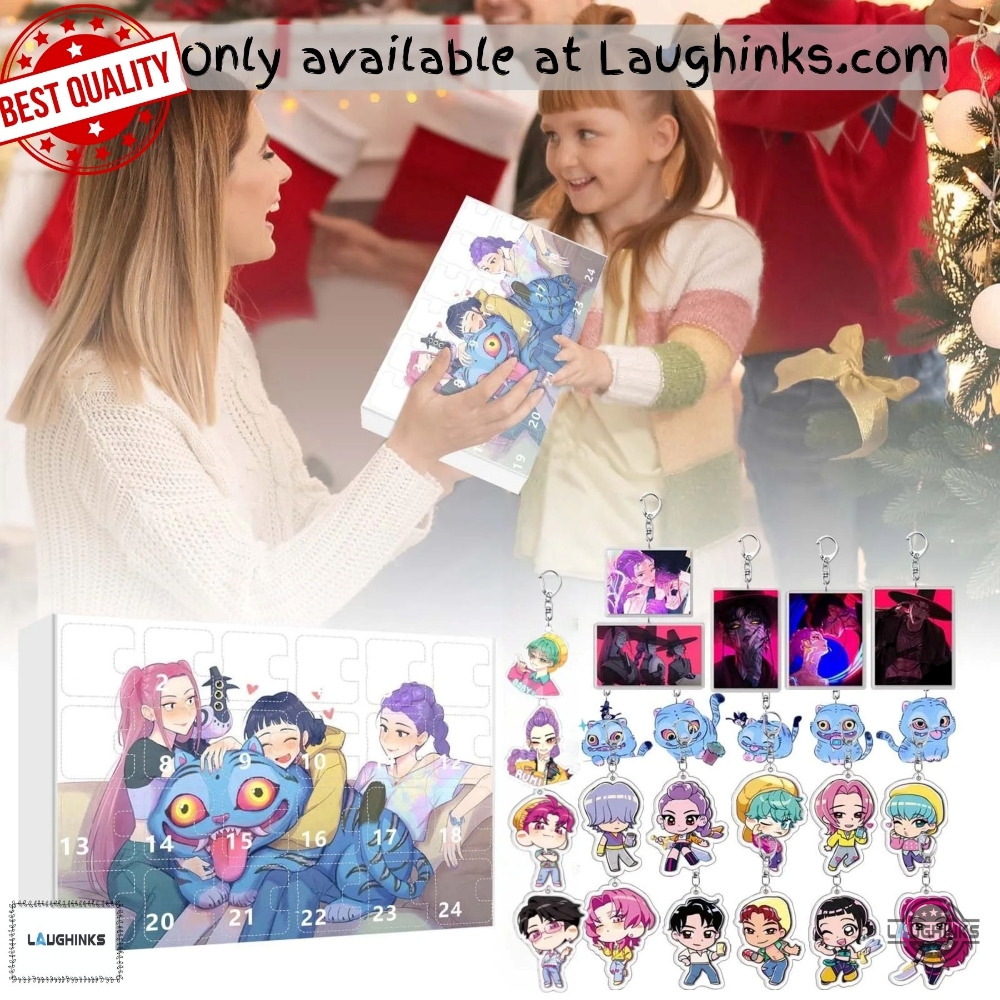 KPOP Demon Hunters Christmas Countdown Advent Calendar Blind Box 2025