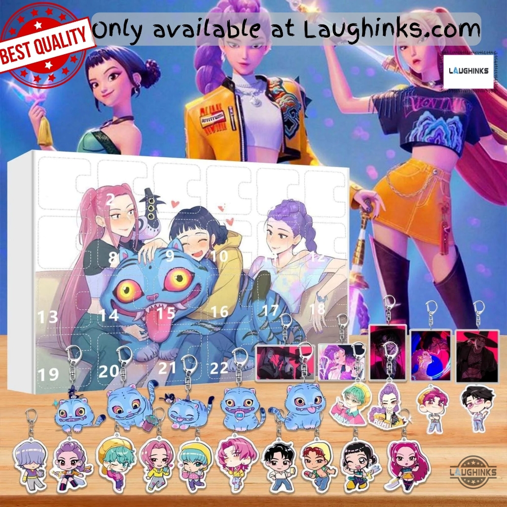 KPOP Demon Hunters Christmas Countdown Advent Calendar Blind Box 2025