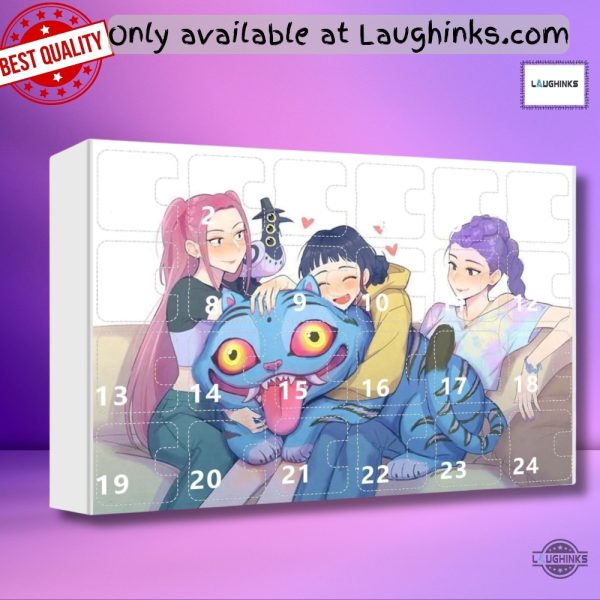 kpop demon hunters christmas countdown advent calendar blind box 2025