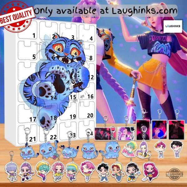 kpop demon hunters christmas countdown advent calendar blind box 2025