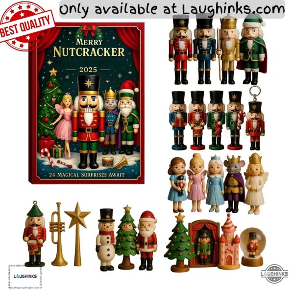 merry christmas nutcracker advent calendar 2025 24 days of christmas countdown