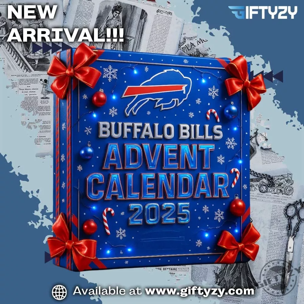 Nfl Team 2025 Buffalo Bills Christmas Gift Advent Calendar