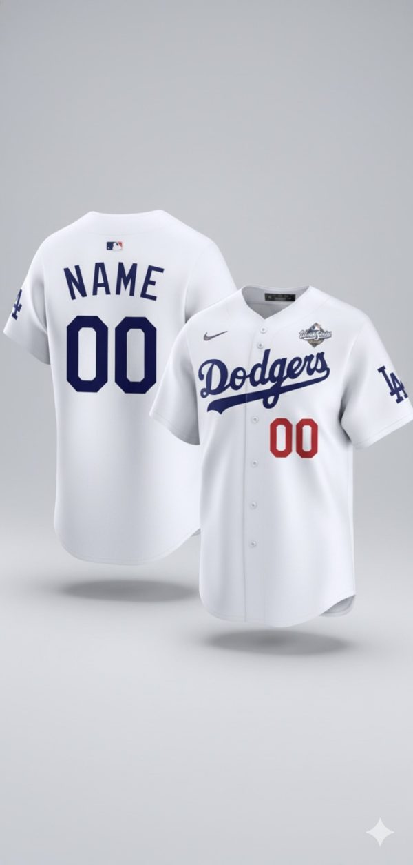 Personalized Nike Los Angeles Dodgers World Series 2025 Baseball Jersey Shirt AOP Replica