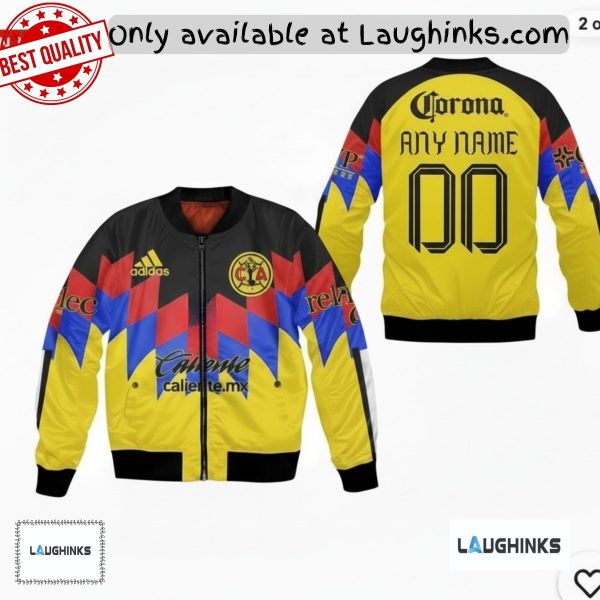 Personalized LIGA MX Club América 2026 Home AOP Bomber Jacket
